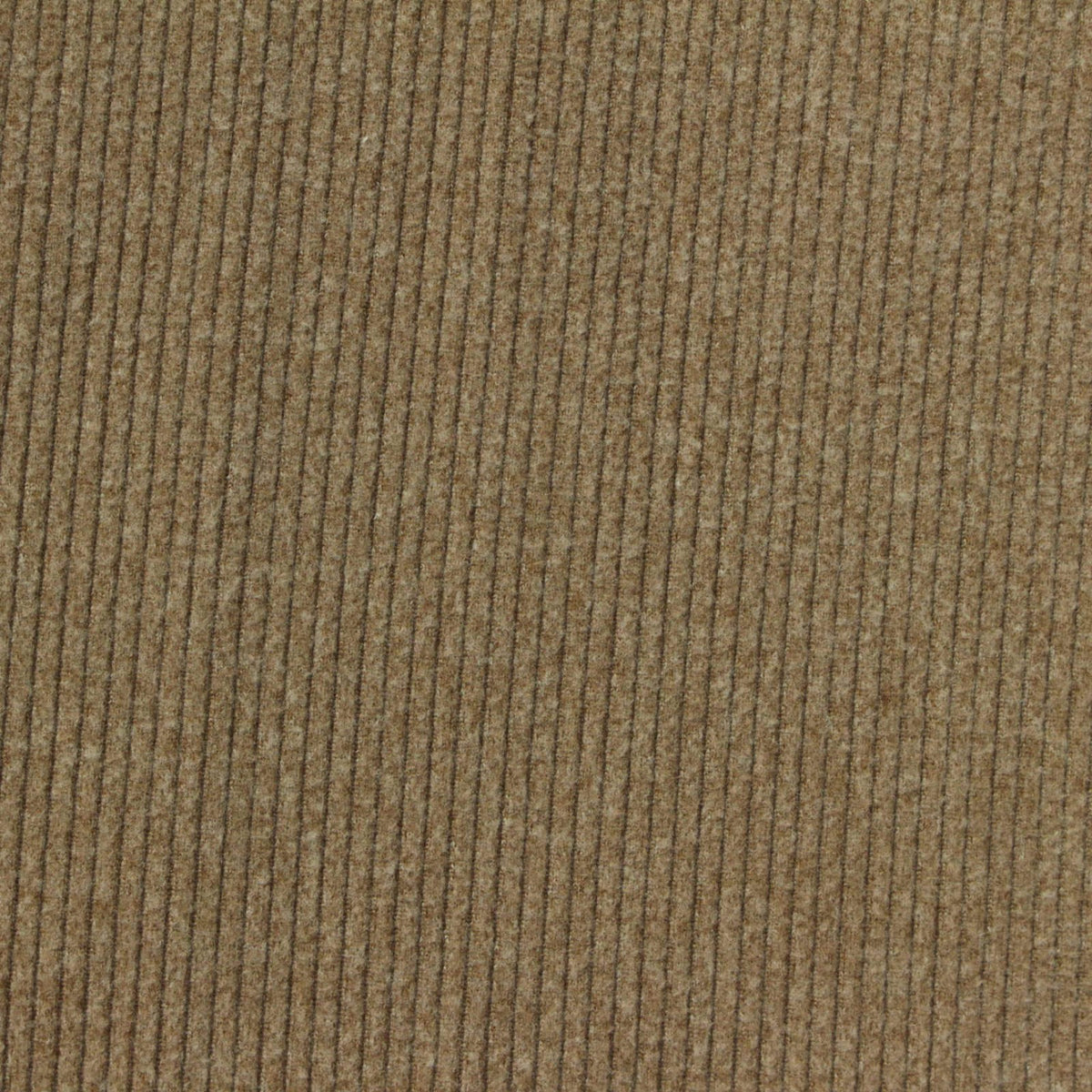 Brushed Polyester Stretch Rib Knit Fabric, 280 gsm, 150 cm — Khaki, ref EF-269929