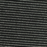 Silver Horizontal-Stripe Jersey Knit, Cotton-Poly — texture