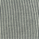 Dark Grey Vertical-Stripe Jersey Knit, Cotton-Viscose