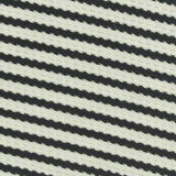 Black Stripes Jersey Knit, Polyester