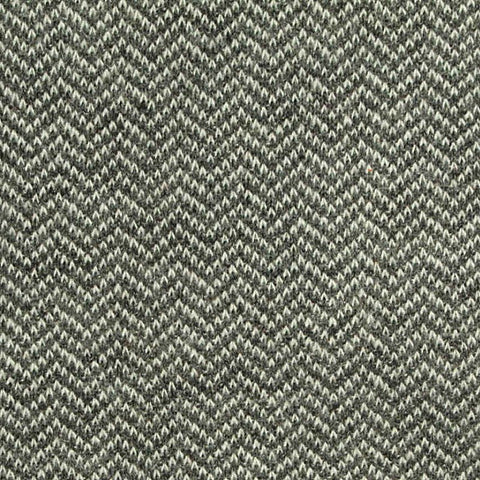 Grey Herringbone Jacquard, Poly-Cotton