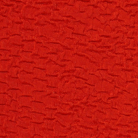 Polyester Stretch Crepe Fabric, 255 gsm, 170 cm — Red