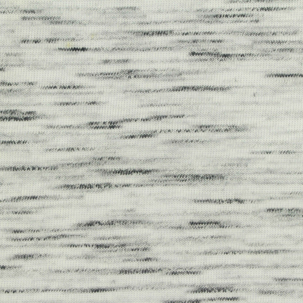 White Heathered-Marl Scuba Knit, Poly-Cotton