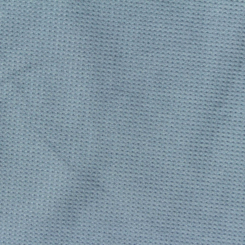 100% Polyester Waffle Knit Fabric, 165 gsm, 180 cm — Blue