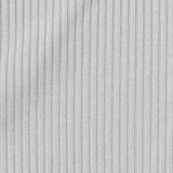 Viscose Stretch Rib Knit Fabric, 284 gsm, 154 cm — Grey — texture