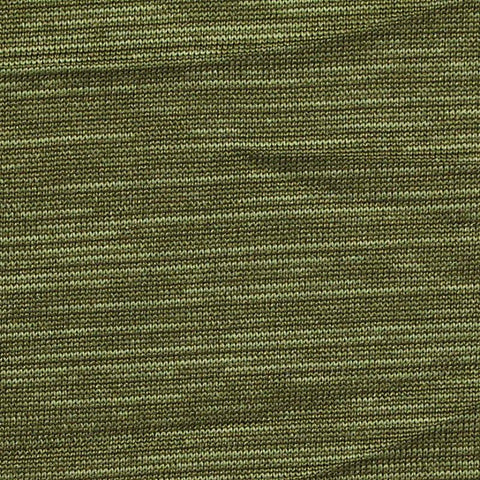Heathered Green Marl Jersey Knit, Polyester, 156 gsm