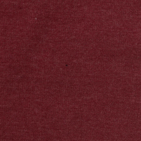 Red Marl French Terry, Poly-Cotton, 300 gsm