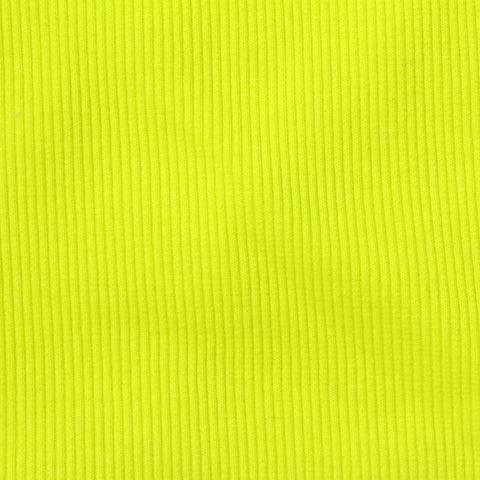 Cotton Stretch Rib Knit Fabric, 400 gsm, 142 cm — Green