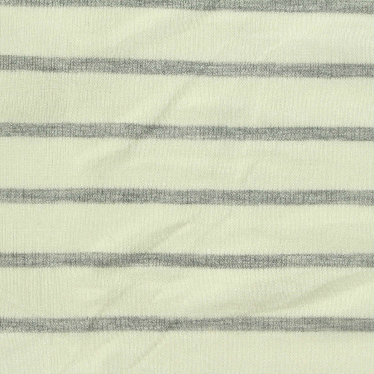 Grey Horizontal-Stripe Scuba Knit, Poly-Modal