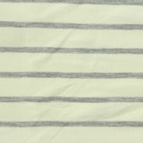 Grey Horizontal-Stripe Scuba Knit, Poly-Modal