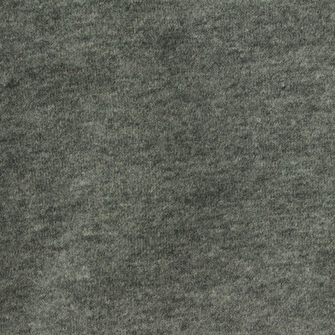 Heather Grey Marl French Terry, Cotton-Poly, 276 gsm