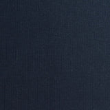 Cotton Polyester Stretch Rib Knit Fabric, 260 gsm, 128 cm — Navy