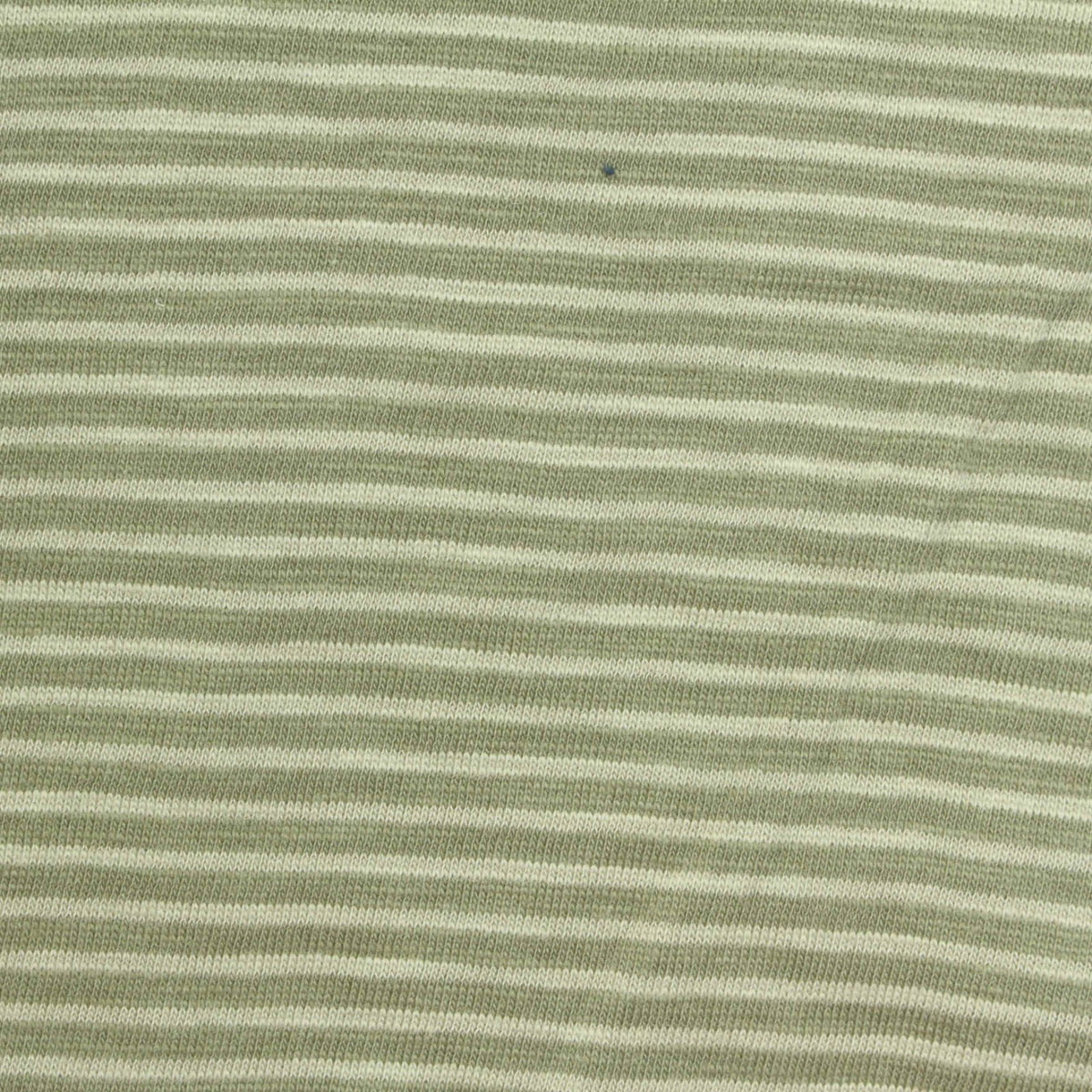 Dark Green Stripe Jersey Knit, Cotton