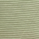 Dark Green Stripe Jersey Knit, Cotton