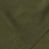 Polyester Stretch Rib Knit Fabric, 361 gsm, 137 cm — Green