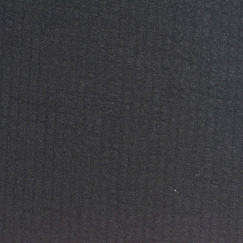 Polyester Stretch Rib Knit Fabric, 523 gsm, 164 cm — Grey