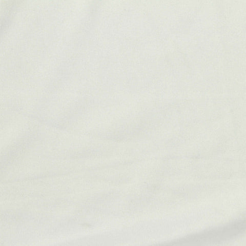 Polyester Stretch Jersey Knit Fabric, 114 gsm, 170 cm — White