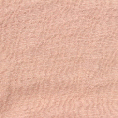 Light Peach Marl Jersey Knit, Cotton, 192 gsm