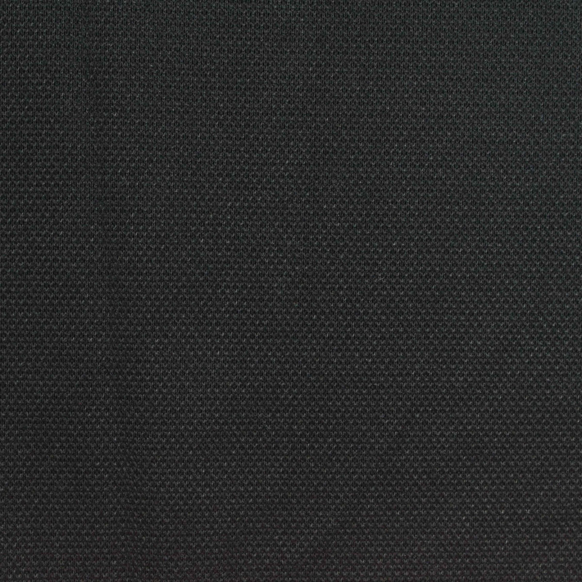 100% Polyester Piqué Knit Fabric, 256 gsm, 190 cm — Black