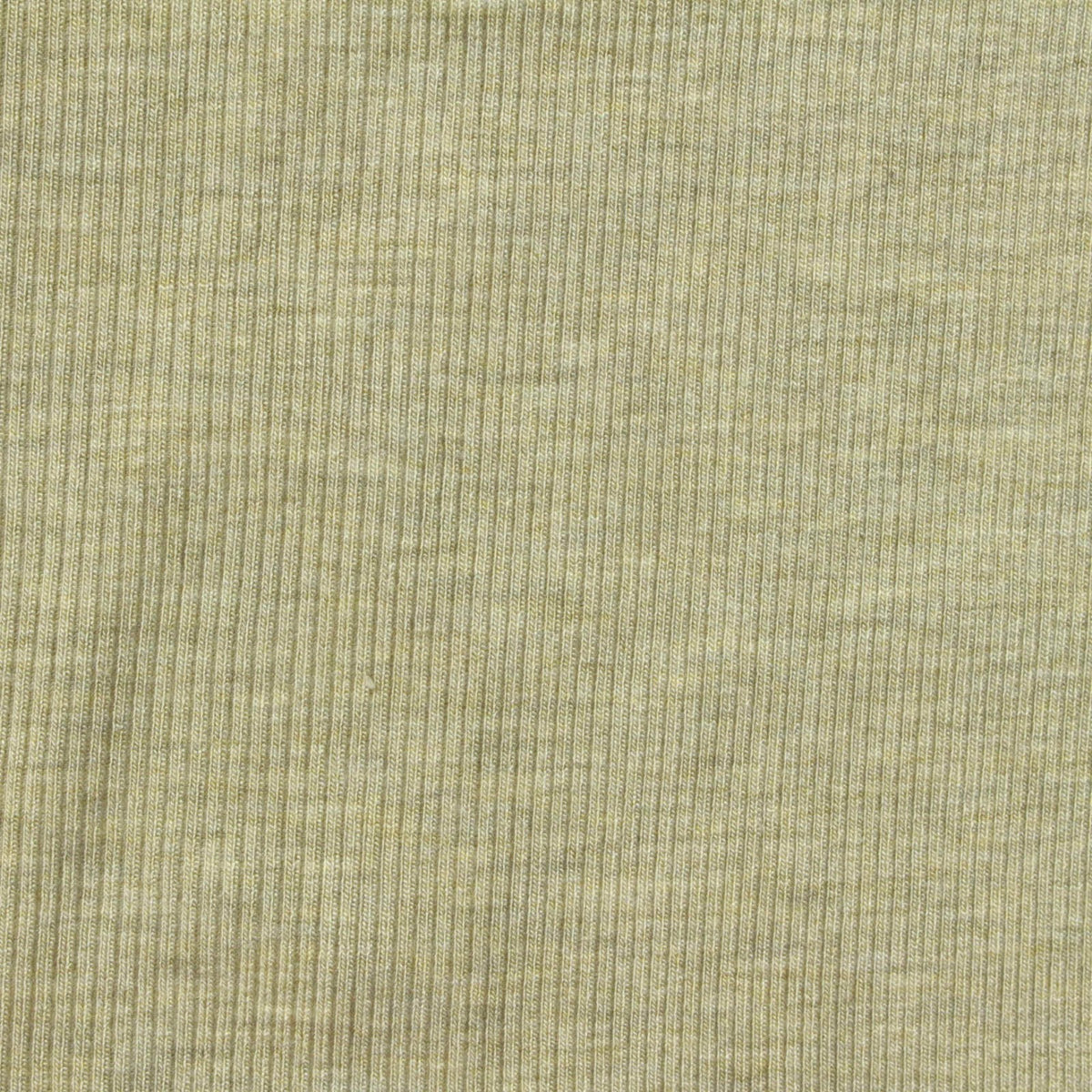 Light Green Heather Rib Knit, Viscose