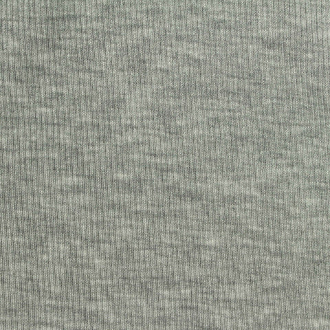 Grey Marl Rib Knit, Modal