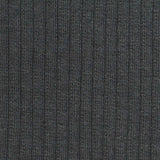 Cotton Stretch Rib Knit Fabric, 265 gsm, 125 cm — Grey — texture