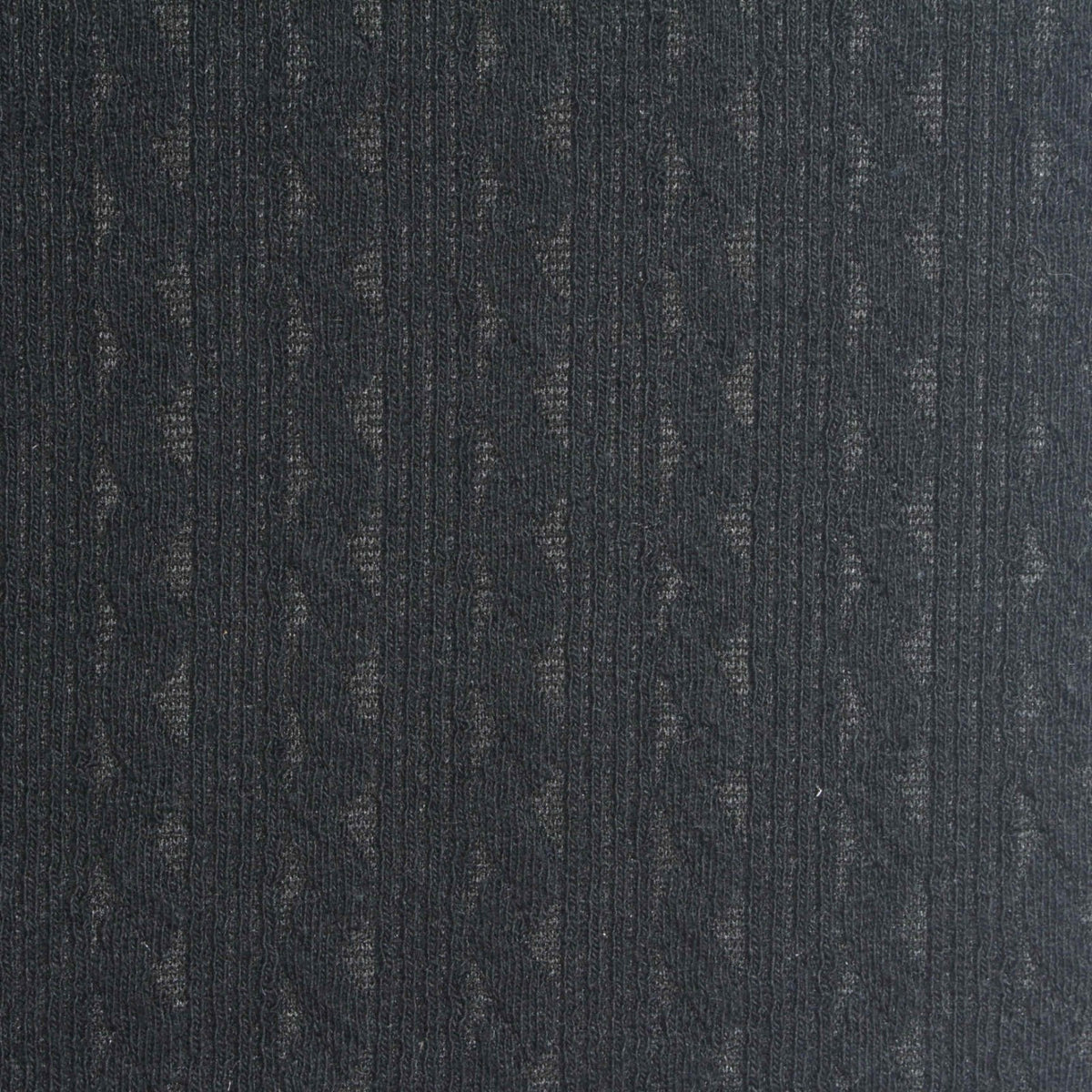 Light Grey Geometric Interlock Knit, Poly-Cotton