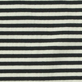 Black Horizontal-Stripe Jersey Knit, Polyester — texture