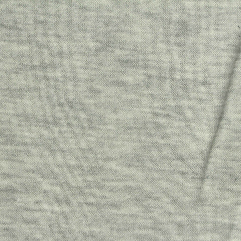 Light Grey Heathered-Marl French Terry, Poly-Cotton, 275 gsm