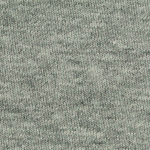 Heather Cotton Polyester French Terry Fabric, 450 gsm, 185 cm — Grey