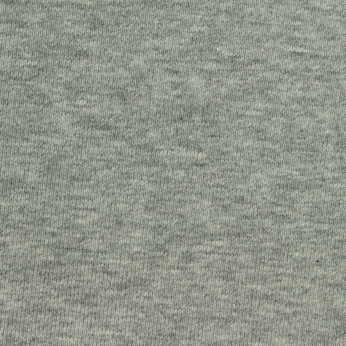 Heather Cotton Polyester French Terry Fabric, 450 gsm, 185 cm — Grey