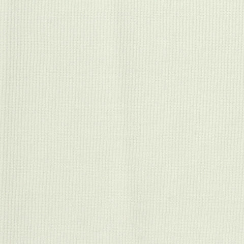 Polyester Viscose Rib Knit Fabric, 200 gsm, 170 cm — White