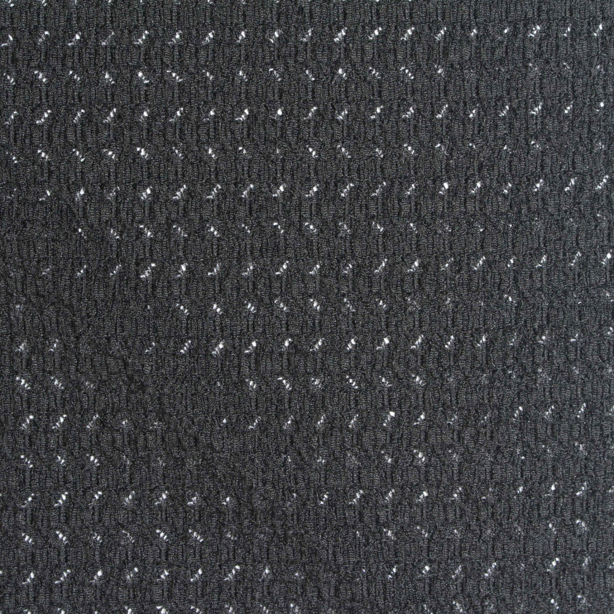 Dark Grey Flecks Warp Knit, Polyester