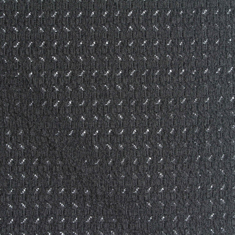 Dark Grey Flecks Warp Knit, Polyester