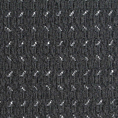 Dark Grey Flecks Warp Knit, Polyester