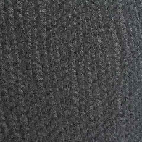 Jacquard Polyester Stretch Interlock Knit Fabric, 240 gsm, 155 cm — Grey