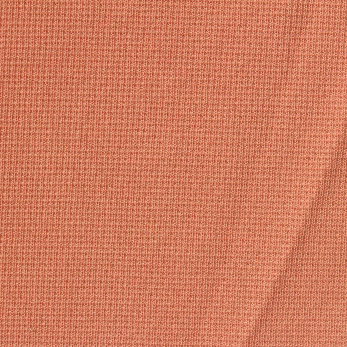 Polyester Stretch Waffle Knit Fabric, 250 gsm, 165 cm — Orange