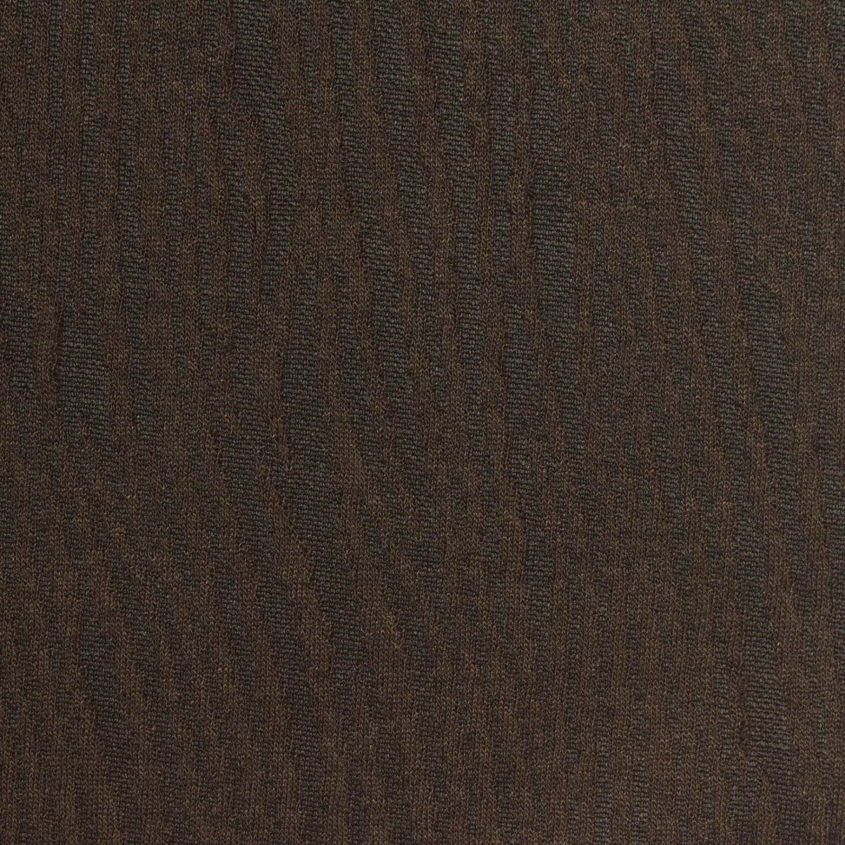 Dark Brown Tone-on-Tone Interlock Knit, Polyester