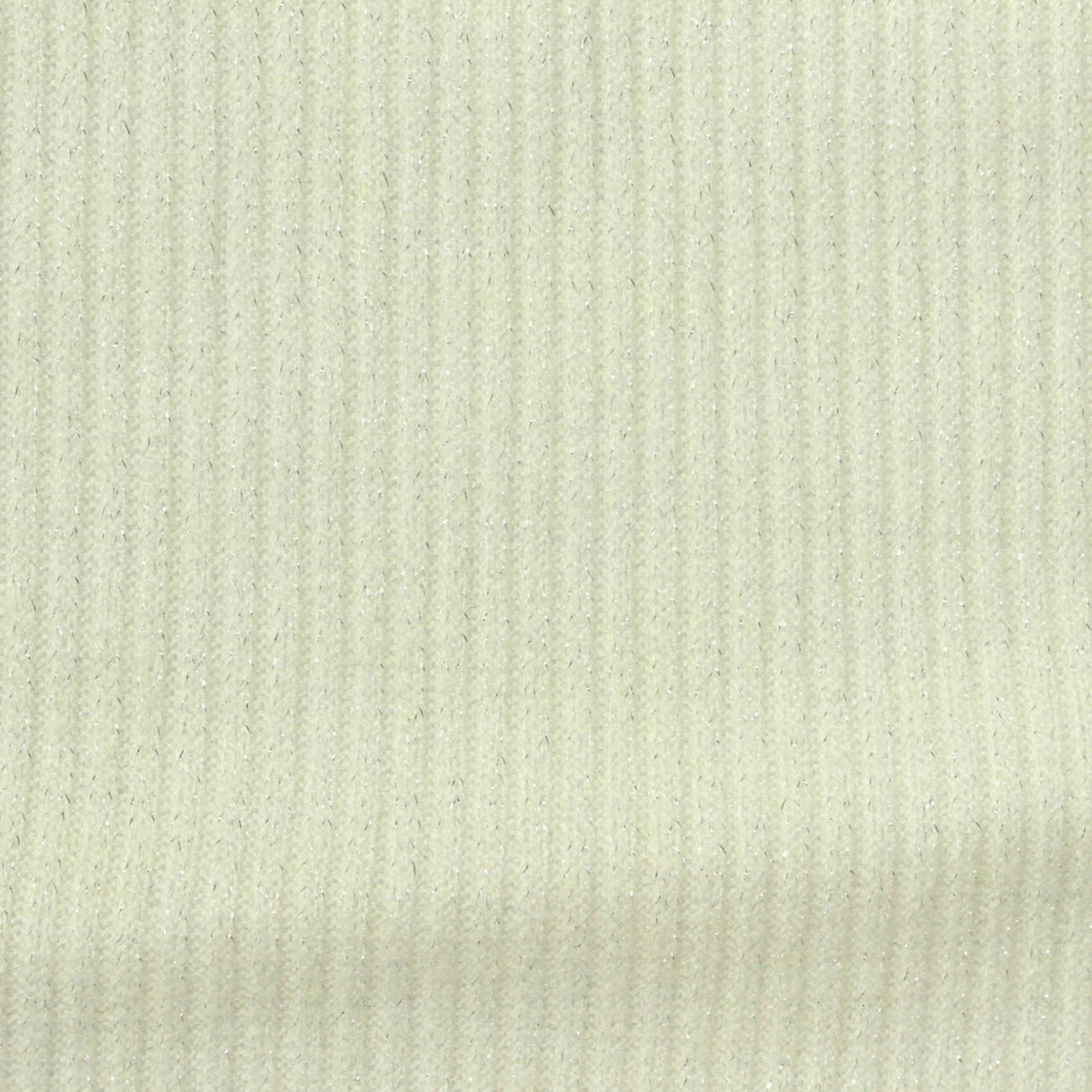 Viscose Polyester Blend Rib Knit Fabric, 250 gsm, 160 cm — White