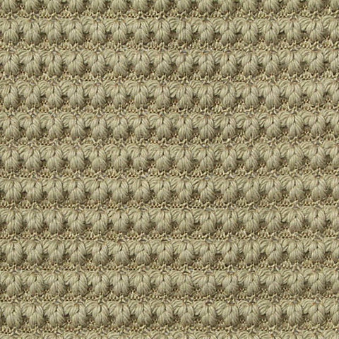 Striped Cotton Polyester Stretch Chunky Knit Fabric, 275 gsm, 155 cm — Khaki