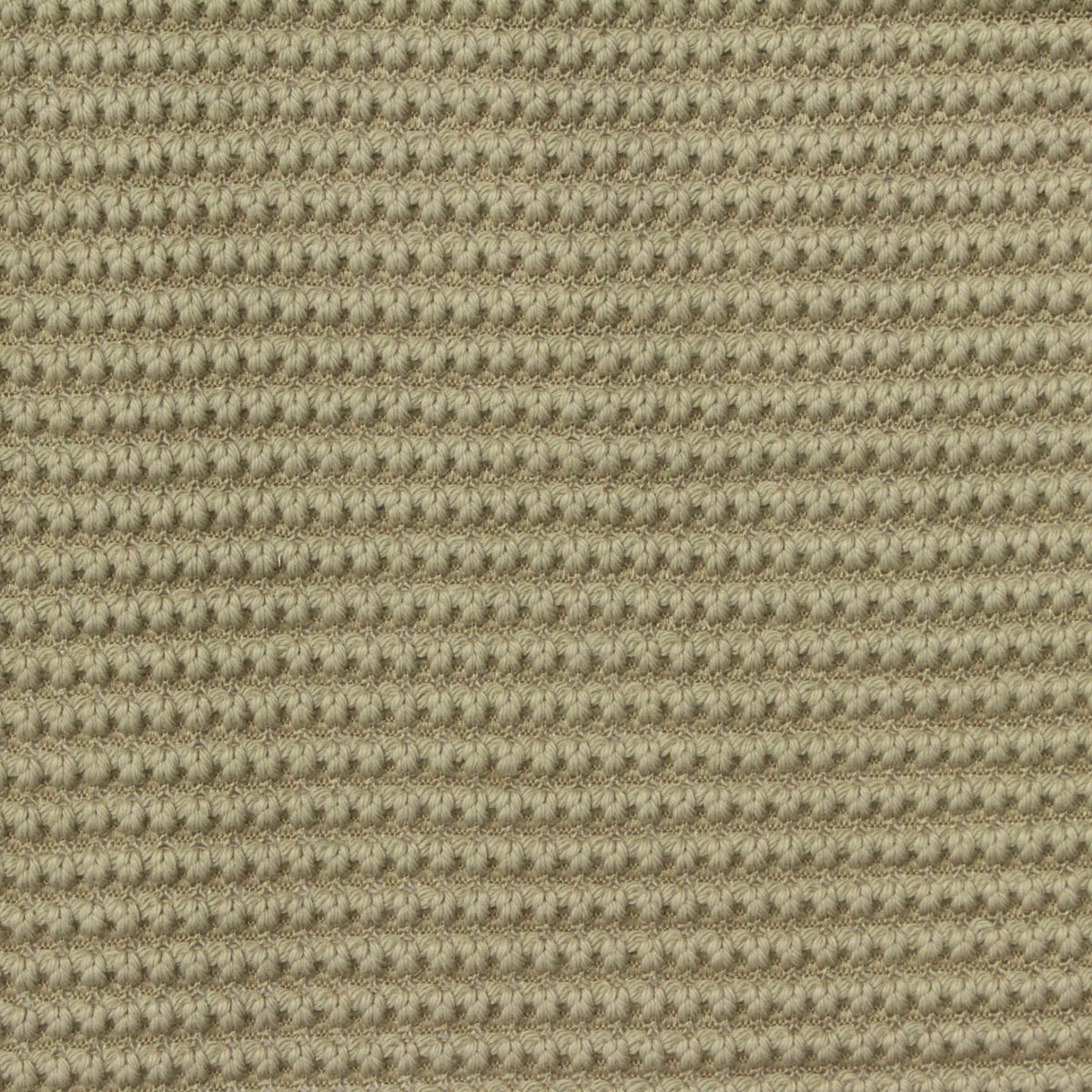 Striped Cotton Polyester Stretch Chunky Knit Fabric, 275 gsm, 155 cm — Khaki