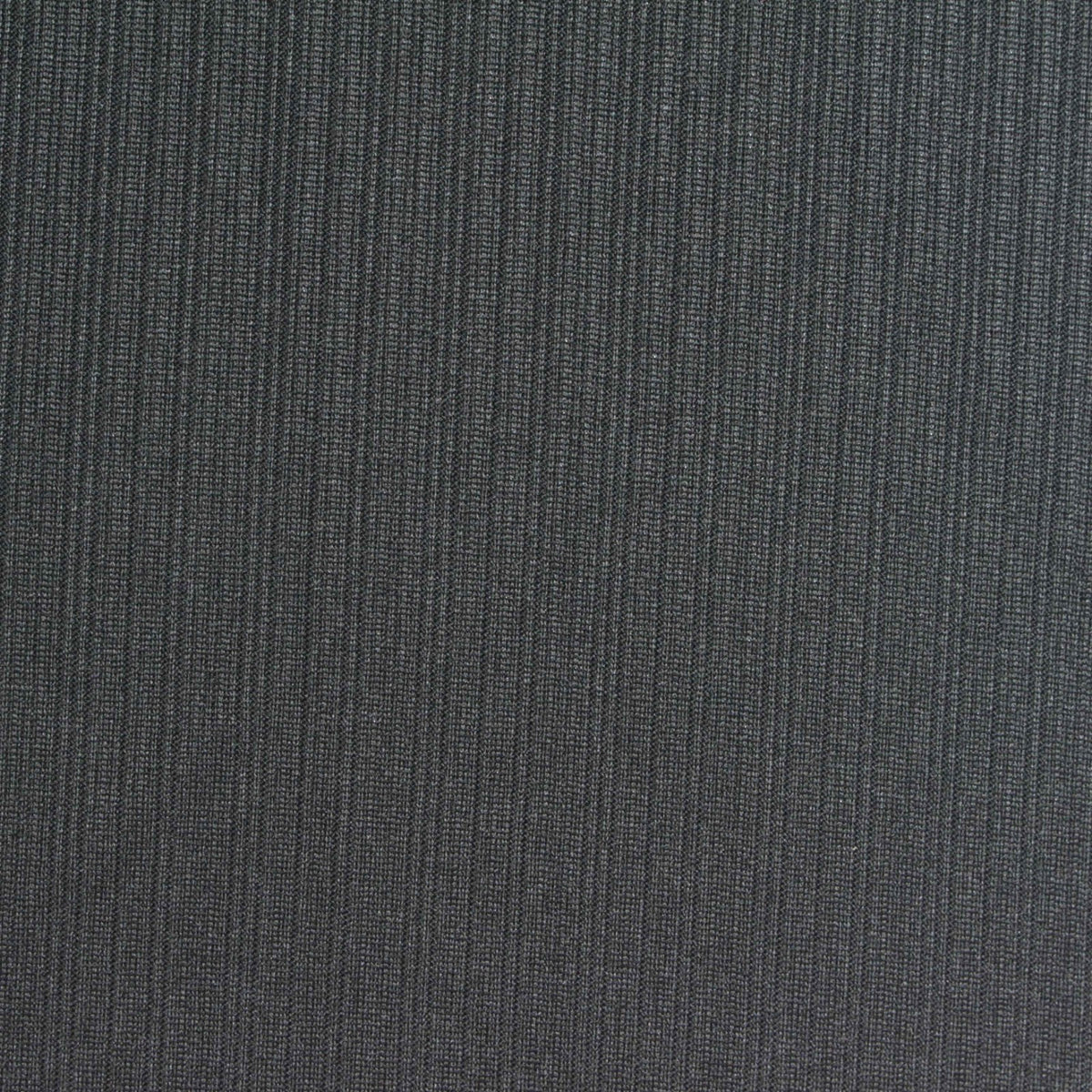 Dark Grey Marl Rib Knit, Polyester, 220 gsm