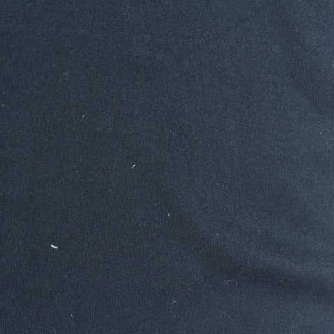 Brushed Polyester Stretch Milk Silk Knit Fabric, 205 gsm, 160 cm — Navy