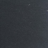 Cotton Stretch Rib Knit Fabric, 220 gsm — Black