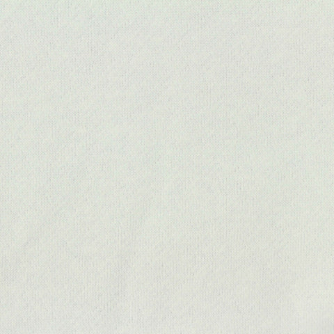 Brushed Cotton Polyester French Terry Fabric, 310 gsm, 170 cm — White