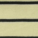 Light Yellow Horizontal-Stripe Jersey Knit, Poly-Cotton — texture