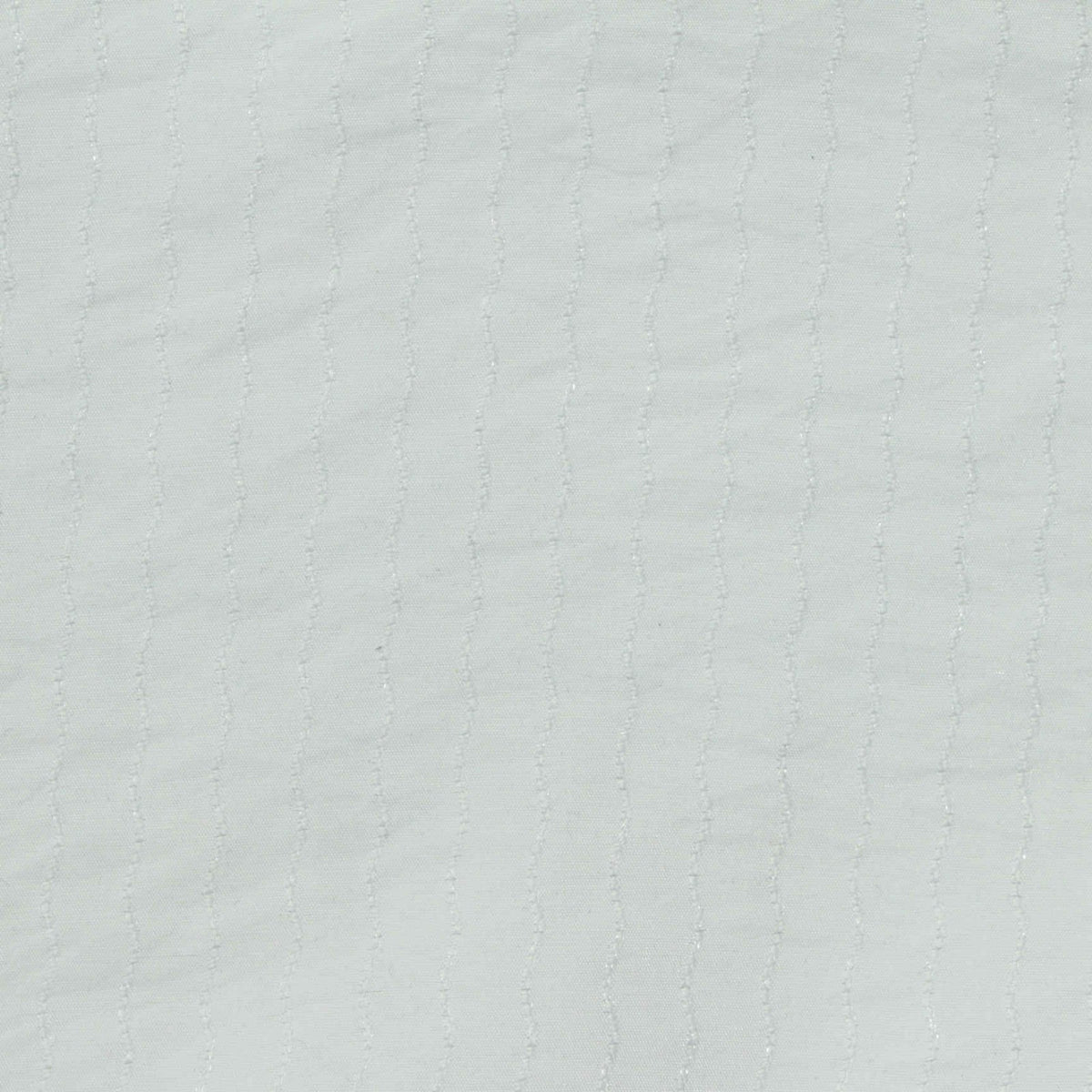 White Vertical-Stripe Crepe, Poly-Nylon