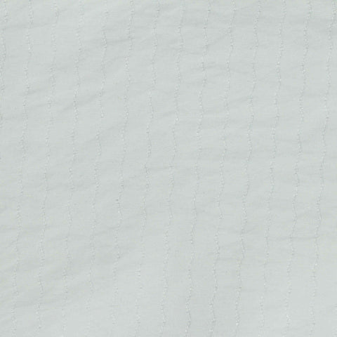 White Vertical-Stripe Crepe, Poly-Nylon