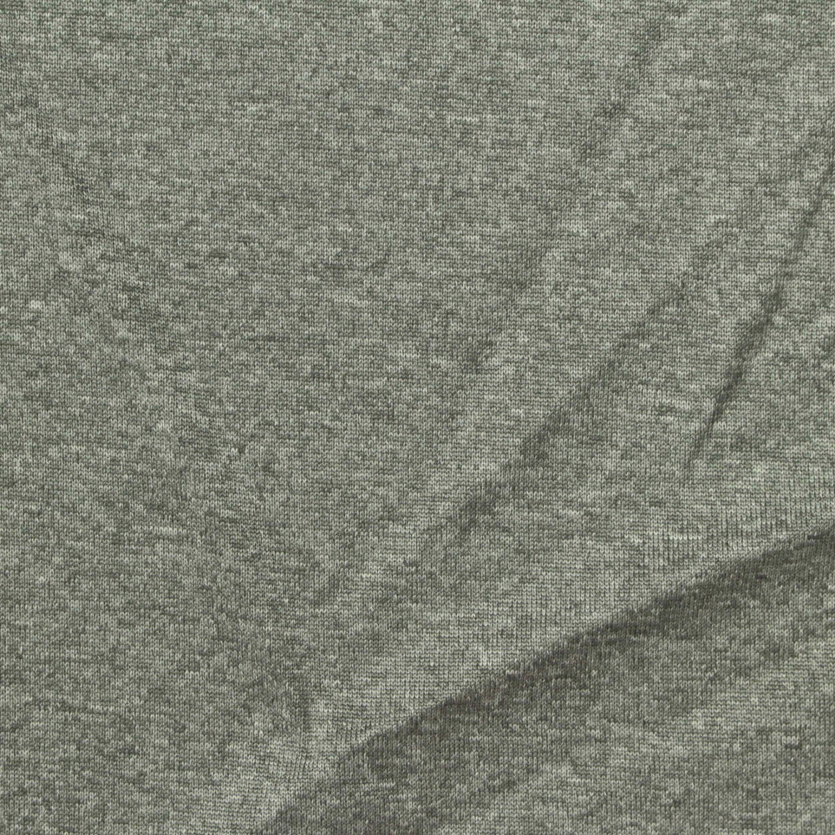 Grey-Green Marl Jersey Knit, Polyester
