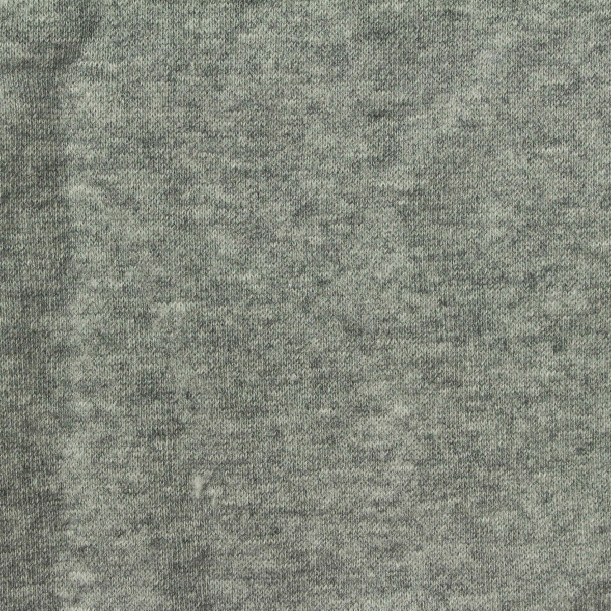 Grey Marl French Terry, Cotton-Poly, 280 gsm